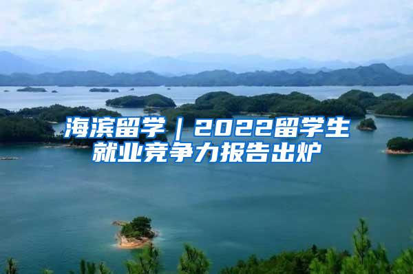 海滨留学｜2022留学生就业竞争力报告出炉