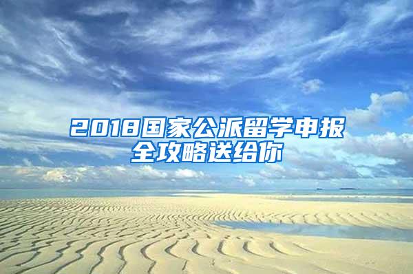 2018国家公派留学申报全攻略送给你