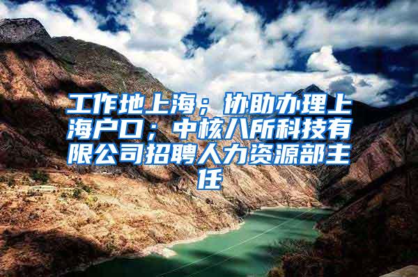 工作地上海；协助办理上海户口；中核八所科技有限公司招聘人力资源部主任