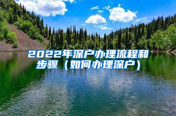 2022年深户办理流程和步骤（如何办理深户）