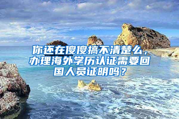 你还在傻傻搞不清楚么，办理海外学历认证需要回国人员证明吗？