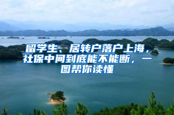 留学生、居转户落户上海，社保中间到底能不能断，一图帮你读懂