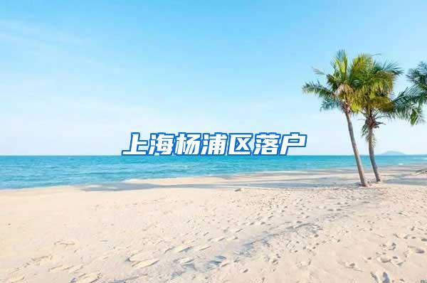 上海杨浦区落户