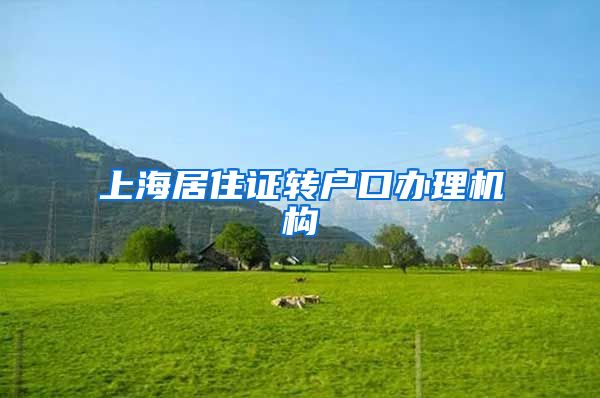 上海居住证转户口办理机构