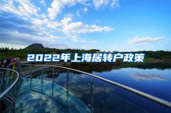 2022年上海居转户政策