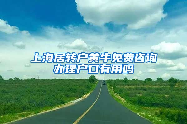上海居转户黄牛免费咨询办理户口有用吗