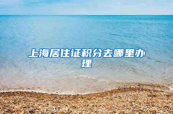上海居住证积分去哪里办理