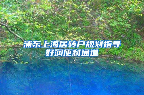 浦东上海居转户规划指导好润便利通道
