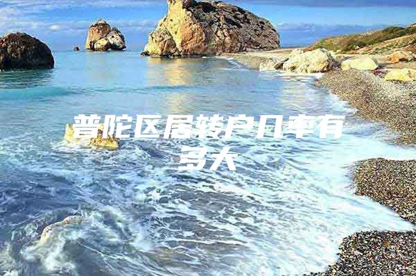 普陀区居转户几率有多大