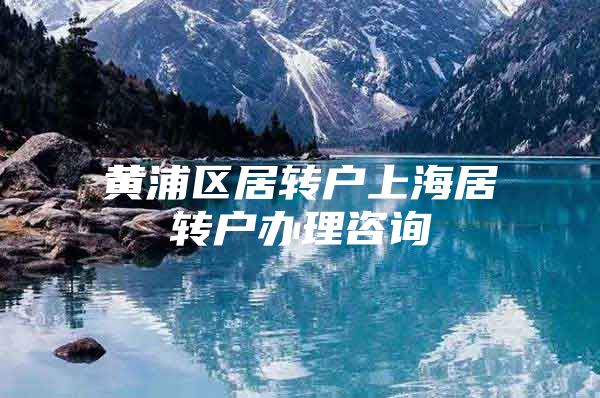 黄浦区居转户上海居转户办理咨询