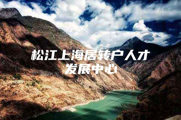 松江上海居转户人才发展中心