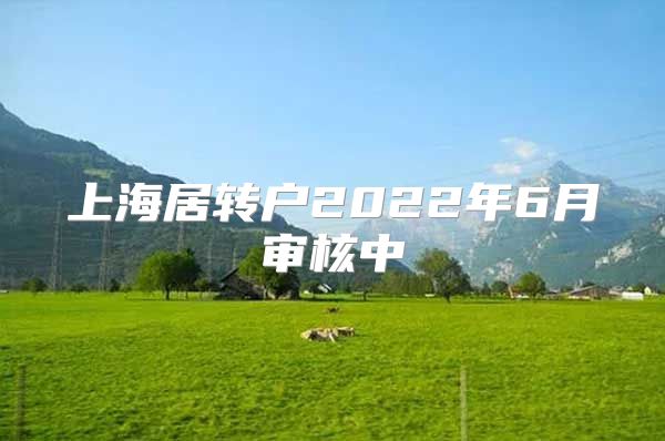 上海居转户2022年6月审核中