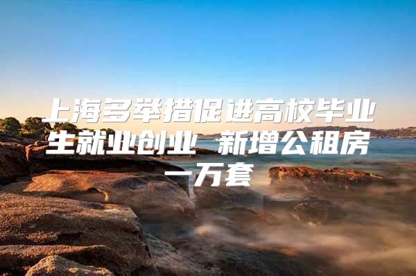 上海多举措促进高校毕业生就业创业 新增公租房一万套