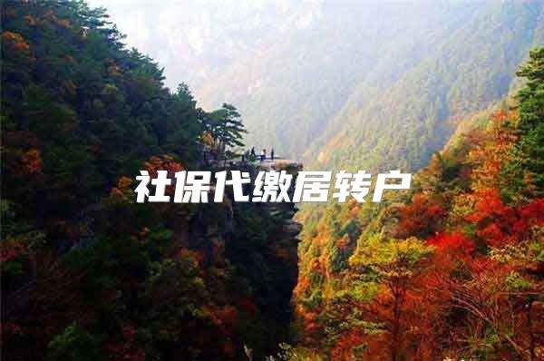 社保代缴居转户